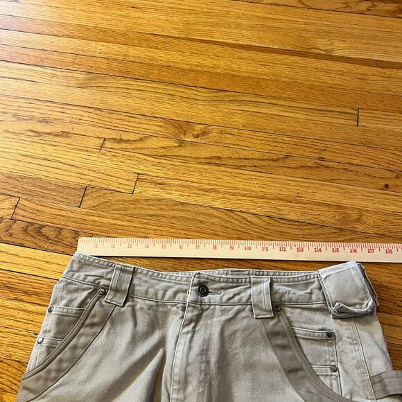 Duluth Shorts Mens 32 Cargo Carpenter Tan Beige Work Outdoor - Picture 7 of 10